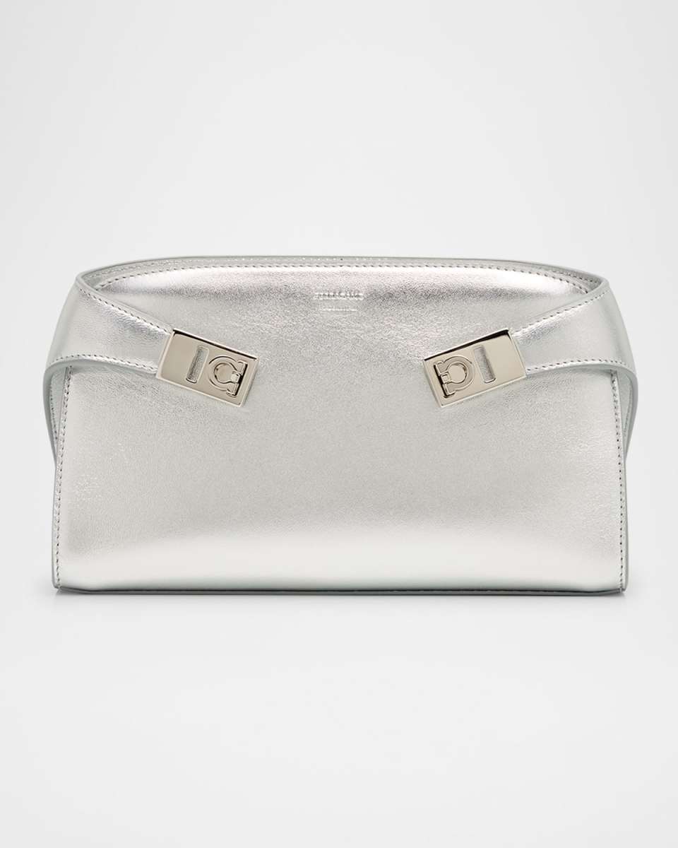 Mini Hug Metallic Crossbody Bag